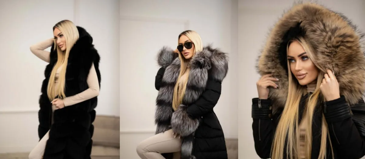 Damen Pelzmantel Kollektion - Eleganter Nerzpelz
